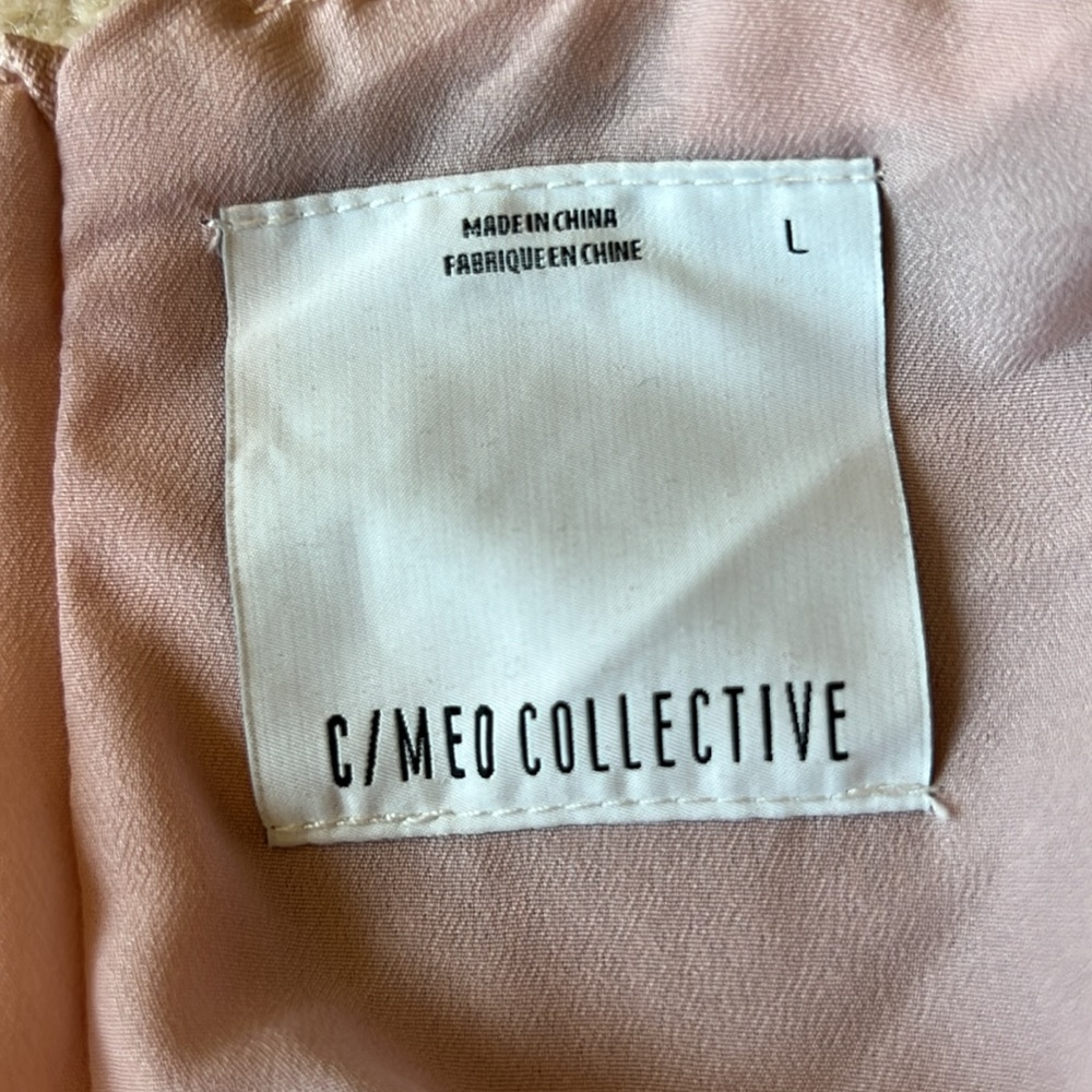 Gorgeous rose silver sequin dress size L, by C/MEO Collective - Picture 10 of 11